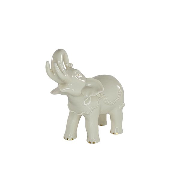 Lenox Touch of Luck Elephant Figurine Trunk Up - Picture 4 of 8
